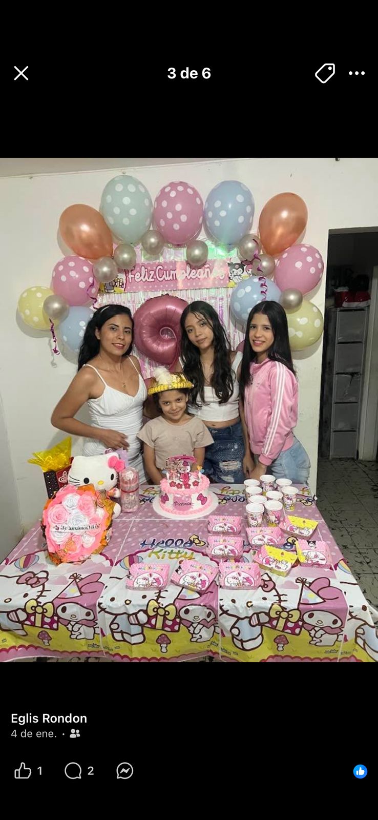 Hello Kitty themed birthday party indoor